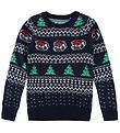 Jack & Jones Bluse - Strik - JjxMas - Andrew - Sky Captain/w. Ho