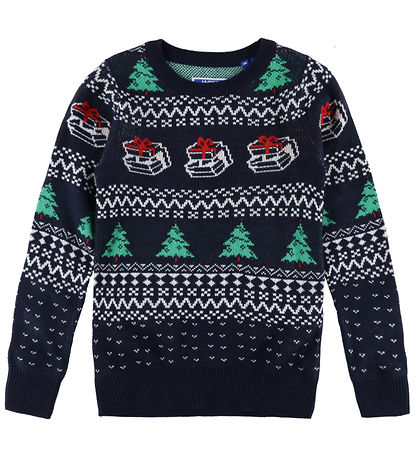 Jack & Jones Bluse - Strik - JjxMas - Andrew - Sky Captain/w. Ho Jack & Jones Bluse - Strik - JjxMas - Andrew - Sky Captain/w. Ho