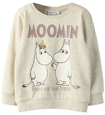 Name It Sweatshirt - NmnSloli - Moomin - Peyote Melange