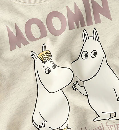 Name It Sweatshirt - NmnSloli - Moomin - Peyote Melange