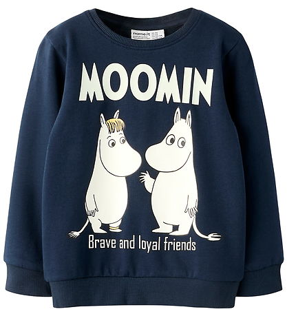 Name It Sweatshirt - NmnSloli - Moomin - Navy Blazer