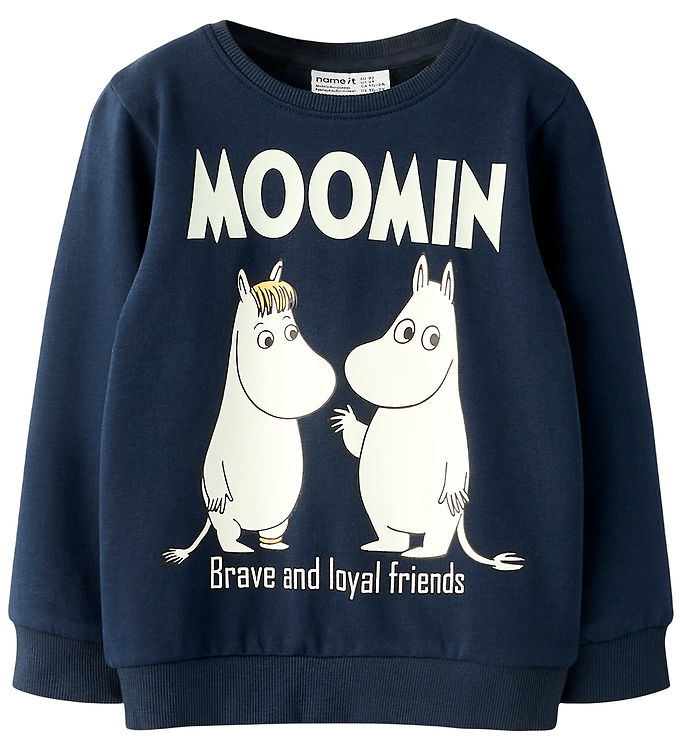 Name It Sweatshirt - NmnSloli - Moomin - Navy Blazer