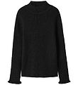 Name It Bluse - Strik - Rib - Glitter - NkfRiaglitter -  Black