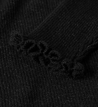 Name It Bluse - Strik - Rib - Glitter - NkfRiaglitter -  Black