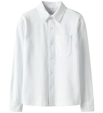 Name It Skjorte - NkmRon - Jersey - Bright White