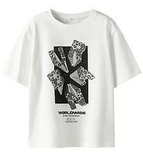 Name It T-shirt - NkmRon - Cloud Dancer