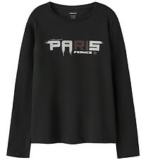 Name It Bluse - NkmVux - Black/France Name It Bluse - NkmVux - Black/France