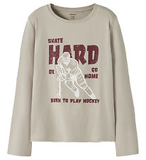 Name It Bluse - NkmVux - Island Fossil/Hockey Name It Bluse - NkmVux - Island Fossil/Hockey
