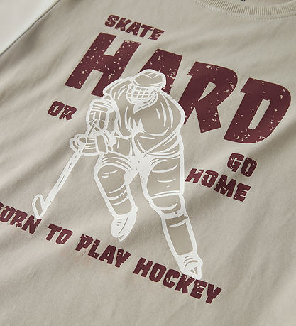 Name It Bluse - NkmVux - Island Fossil/Hockey