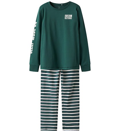 Name It Nattøj - 2-Delt - NkmRamel - Bistro Green