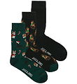 Jack & Jones Strømper - JacXmas - 3-pak - Scarab/Black