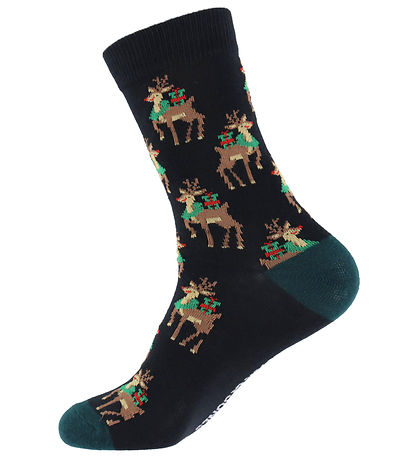 Jack & Jones Strømper - JacXmas - 3-pak - Scarab/Black