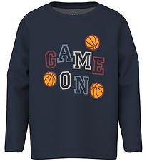 Name It Bluse - NmmVux - Navy Blazer/Game On