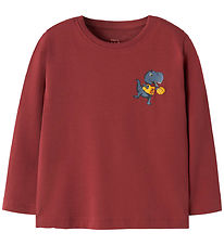 Name It Bluse - NmmVux - Burnt Russet/Dino Basket