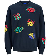 Jack & Jones Bluse - JorHoliday - Strik - Sky Captain