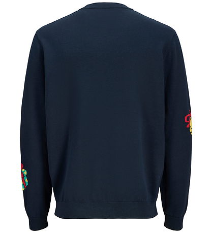 Jack & Jones Bluse - JorHoliday - Strik - Sky Captain