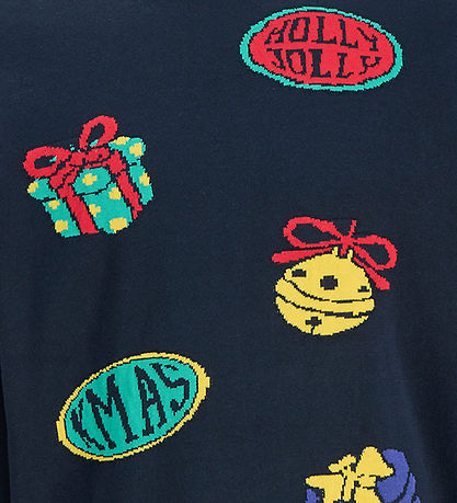 Jack & Jones Bluse - JorHoliday - Strik - Sky Captain