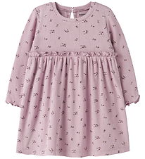 Name It Kjole - Rib - NbfSoho - Keepsake Lilac