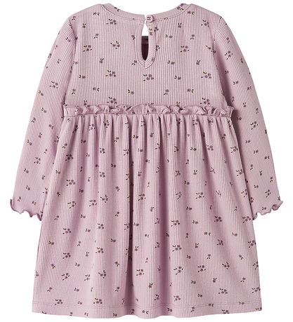 Name It Kjole - Rib - NbfSoho - Keepsake Lilac