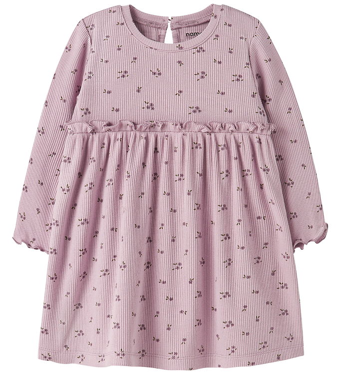 Name It Kjole - Rib - NbfSoho - Keepsake Lilac