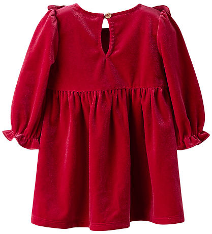 Name It Kjole - Velour - NbfRinne - Jester Red