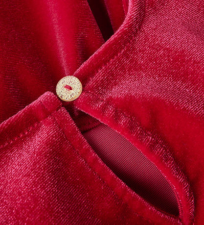 Name It Kjole - Velour - NbfRinne - Jester Red