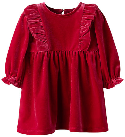 Name It Kjole - Velour - NbfRinne - Jester Red