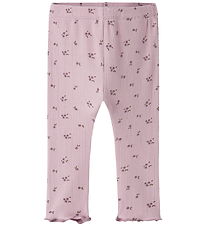 Name It Leggings - Rib - NbfSoho - Keepsake Lilac