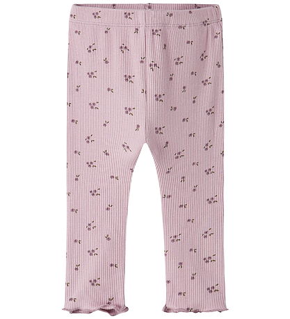 Name It Leggings - Rib - NbfSoho - Keepsake Lilac