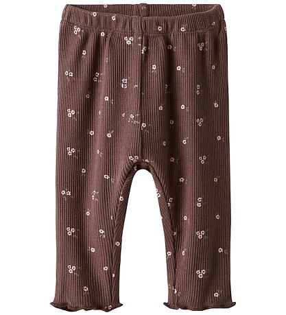 Name It Leggings - Rib - NbfSoho - Peppercorn