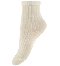 Lil Atelier Strømper - Rib - Uld - NmnRakel - Turtledove/MELANGE Lil Atelier Strømper - Rib - Uld - NmnRakel - Turtledove/MELANGE