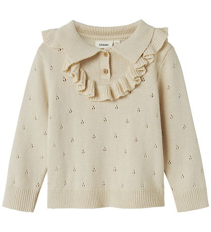 Lil' Atelier Bluse - Strik - NmfNakita - Turtledove