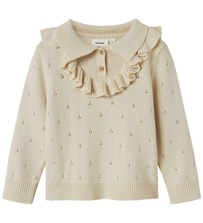 Lil Atelier Bluse - Strik - NmfNakita - Turtledove