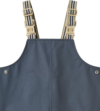 Wheat Overtræksbukser m. Seler - Manni - Greyblue