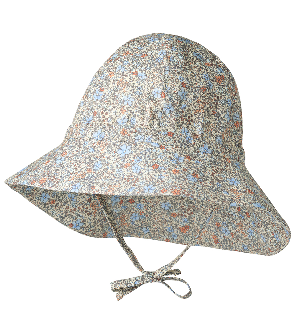 Wheat Chapeau de soleil - Chloe - Air Blue Fleurs - Wheat - 44-47 cm - Chapeau de soleil 15 €
