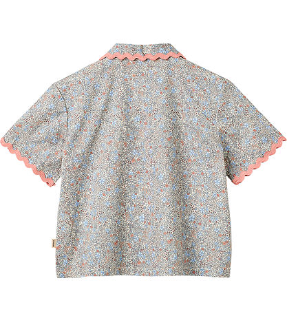 Wheat Skjorte - Wilma - Air Blue Flowers