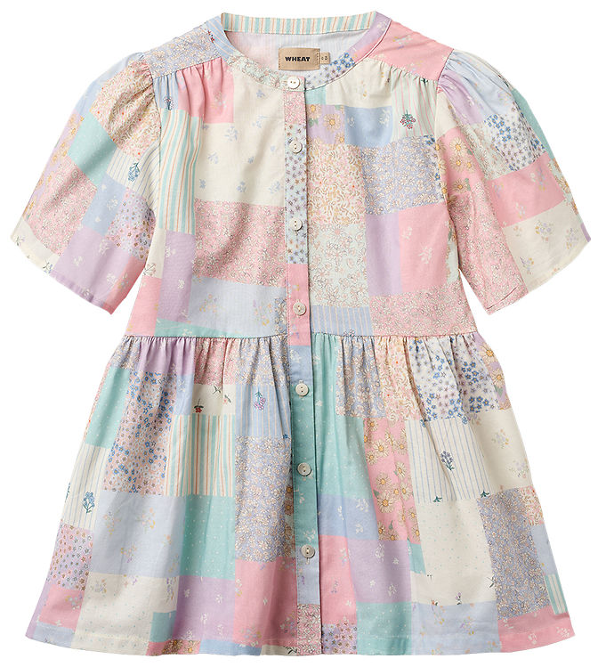 Wheat Kjole - Annabell - Patchwork Flowers