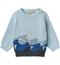 Wheat Bluse - Strik - Knud - Summer Sky