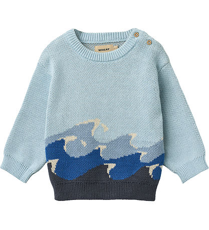 Wheat Bluse - Strik - Knud - Summer Sky