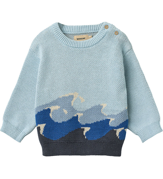 Wheat Bluse - Strik - Knud - Summer Sky