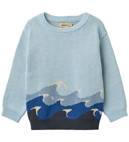 Wheat Bluse - Strik - Knud - Summer Sky