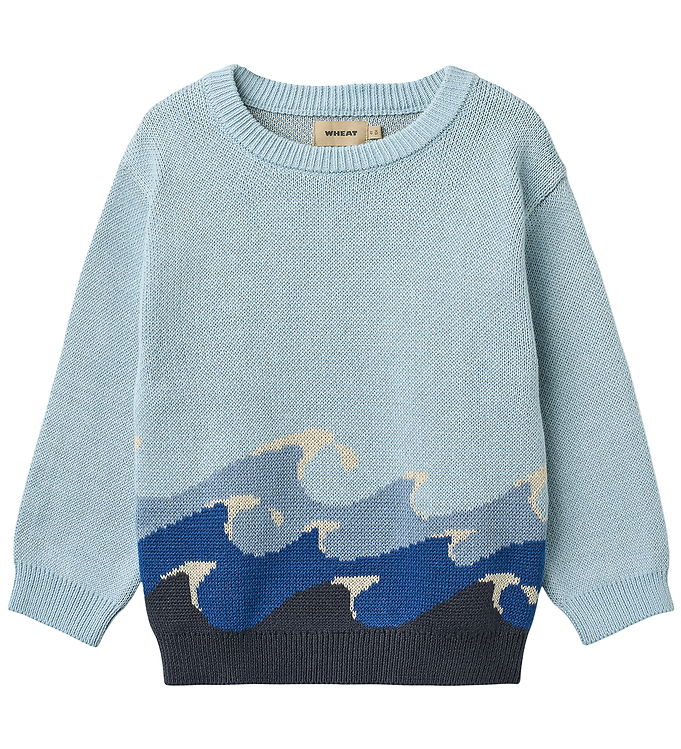 Wheat Bluse - Strik - Knud - Summer Sky