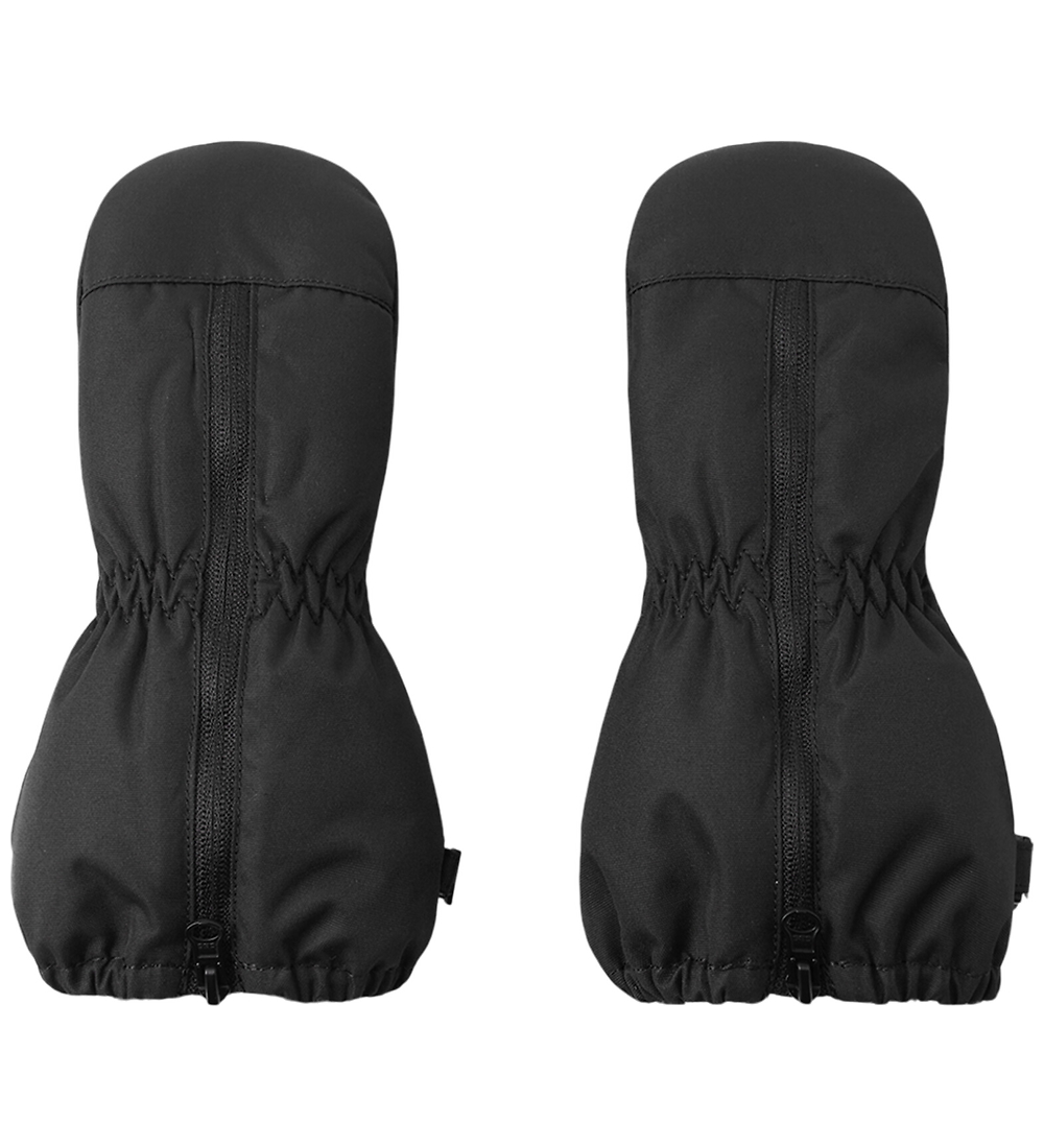 Reima Fäustlinge m. Reißverschluss - Tassuin - Schwarz - Reima - 6-18 mt - Handschuhe/Fäustlinge