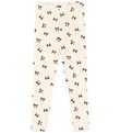 Konges Sløjd Leggings - Minnie - Bow Rouge m. Hulmønster