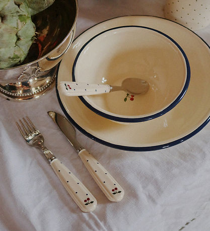 Konges Sløjd Børnebestik - Navy Dots