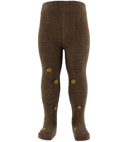 Konges Sløjd Strømpebukser - 2-pak - Jaquard - Lemon