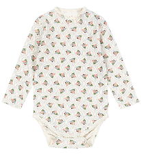 Konges Sløjd Body l/æ - Minnie - Verona Blues m. Hulmønster Konges Sløjd Body l/æ - Minnie - Verona Blues m. Hulmønster