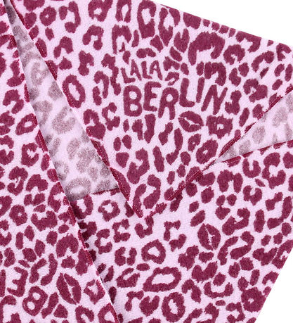 Lala Berlin Tørklæde - Triangel M - Burgundy leo
