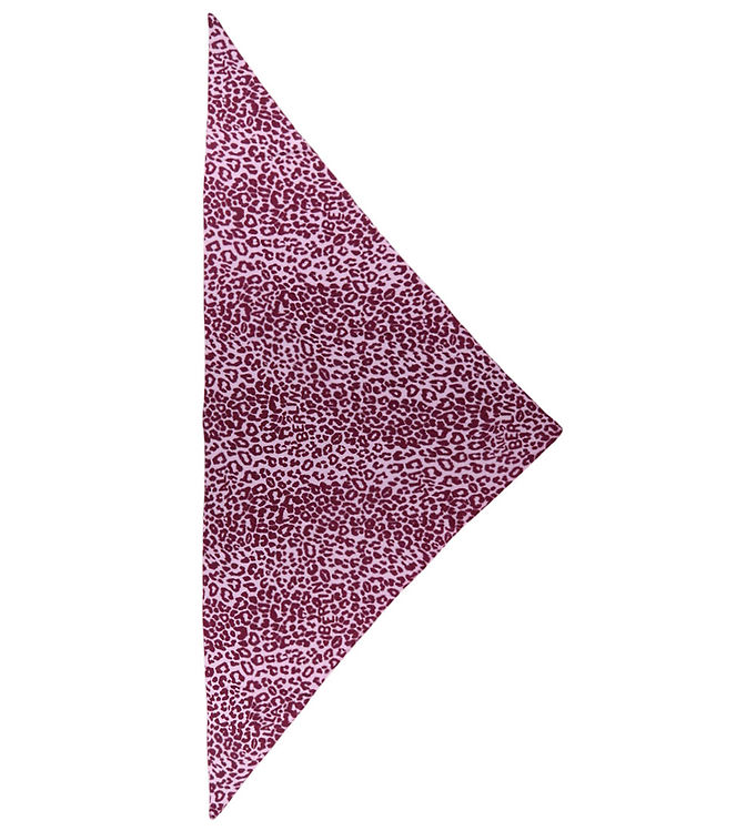 Lala Berlin Tørklæde - 162x85 - Triangel M - Burgundy Leo