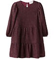 Name It Kjole - NmfRisilk - Burgundy